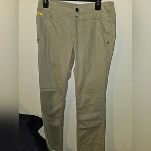 Lole Womans Beige Upf 50+ Stretch Slacks Size 8